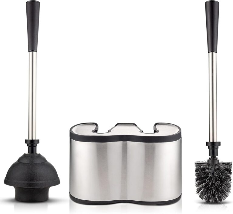Best Stainless Steel Plunger and Toilet Brush Combo